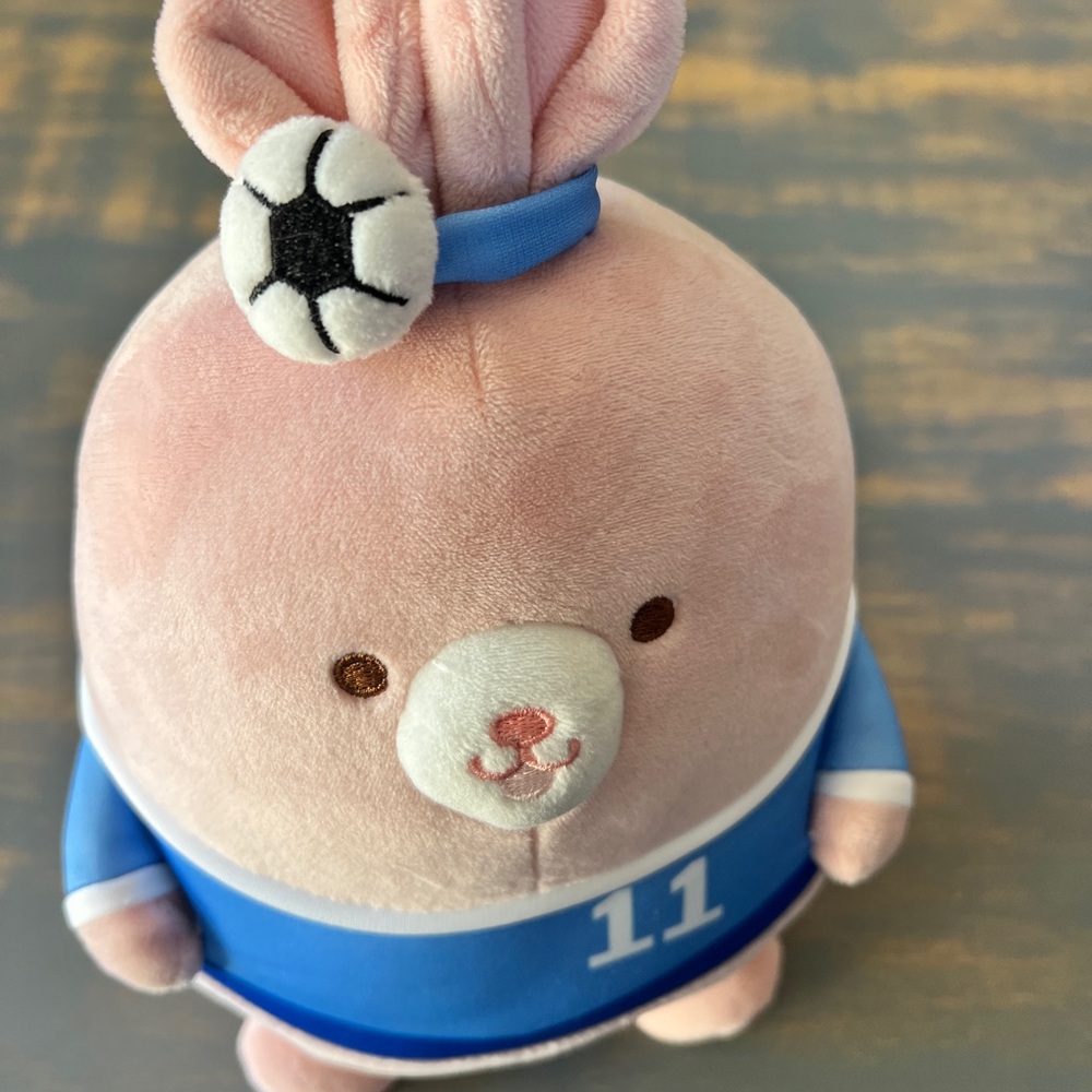 Miniso Bunny Soccer Player #11 NWT